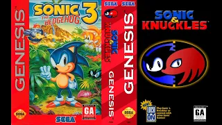 Sonic 3 & Knuckles (Sega Genesis) - Собираем все изумруды.