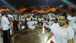 Roda de Encerramento das atividades e Batismos do Projeto Jr é assim Grupo Cativeiro Capoeira 2020 8