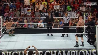 WWE Night Of Champions 2014 - John Cena vs Brock Lesnar WWE World Heavyweight Championshi Match HD