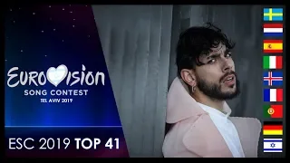 Eurovision Song Contest 2019 // My Top 41 - Before Show (From Sweden)