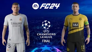 EA FC24 PS5 | Dortmund VS Real Madrid(UCL final) | feat Kroos, Reus, Vinicius, Bellingham 🏆🔥