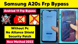 Samsung A20s (SM-A207F) Frp Bypass Android 11/12 | Samsung A20s Google Account Remove Without PC