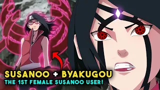 Ang 1st FEMALE SUSANOO user! SARADA UCHIHA! || Grabe mga Power Ups at mga Abilities nito!