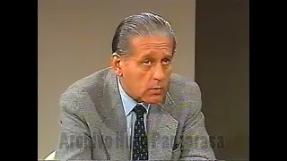 René Favaloro en Tiempo Nuevo con Bernardo Neustadt y M.Grondona. Abril 1989 / SUSCRIBITE !!!