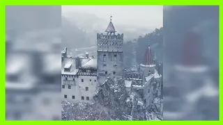 The Beautiful View of Dracula's Castle 🦇Transilvania Romania 🇷🇴