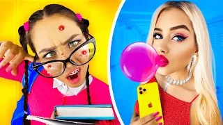 HOW WILL IT TURN POPULAR || Nerd vs Popular in School! Types of Students by RATATA BOOM