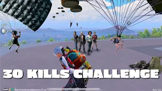 I COMPLETED 30 KILL CHALLENGE IN PUBG MOBILE 3.2 UPDATE