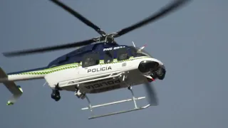 PATRULLAJE  Helicóptero Policía Nacional Barrio Robledo Medellín 🇨🇴 Distancia Focal