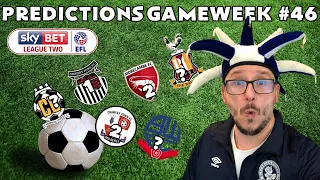 2020-2021 EFL LEAGUE TWO MATCHDAY 46 PREDICTIONS