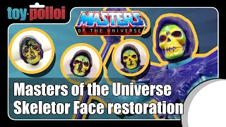 Vintage Skeletor Face restoration - Masters of the Universe - Toy Polloi