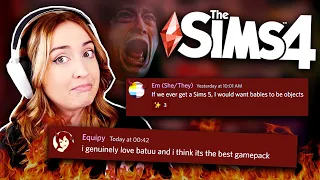 Reacting to your abhorrently unpopular Sims opinions