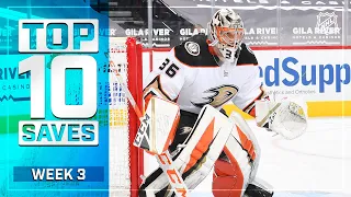 Top 10 Saves from Week 3 | 2021 NHL Season