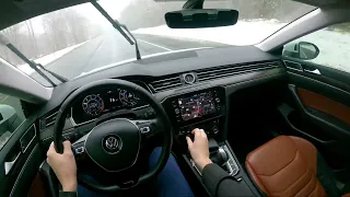 Volkswagen Arteon POV Winter Drive (No Commentary)
