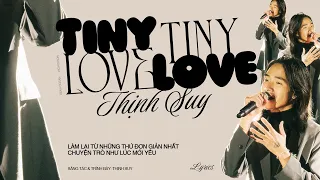 TINY LOVE - Thịnh Suy (live) / Audio Lyric Video / Dear Ocean