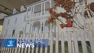 Cree artist unveils a miniature replica of a residential school | APTN News
