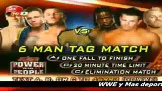 WWE RAW 20/6/11 Main Event: John Cena, Randy Orton & Alex Riley vs R-Truth Christian & The Miz 1/2