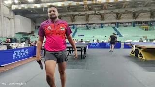 Vinodh Gnanasekaran Vs Chandra Chud Vanapalli Masters 40+ Nationals Quarter Final