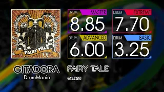 【GITADORA】 FAIRY TALE (MASTER ~ BASIC) Drum