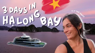 HA LONG BAY VLOG 🇻🇳 (3 days on Stellar of the Seas…was it too many?)