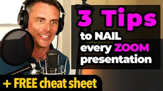 3 Tips to NAIL Your Zoom Presentations (+ Cheat Sheet)