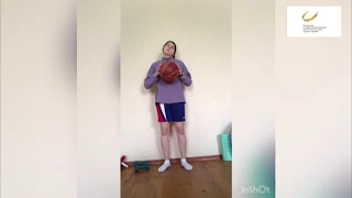 Упражнения с баскетбольным мячом
