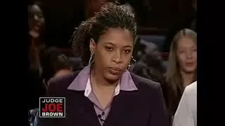 Judge Joe Brown -Her mouth runneth over