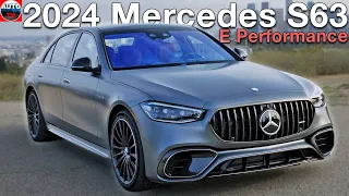 NEW 2024 Mercedes AMG S63 E Performance - Visual REVIEW Driving, interior, exterior (Selenite Grey M