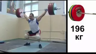 Ilya Ilin -  Training, Snatch 196 kg