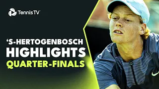 Sinner Faces Ruusuvuori; De Minaur & More Feature | 's-Hertogenbosch 2023 Highlights Quarter-Finals