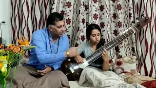 55th Lesson - jadu tune shimla girl.. Learning Sitar With Dr Rajneesh Kumar Gupta