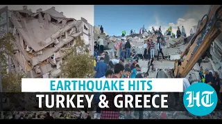 Building collapses as earthquake hits Turkey & Greece; 4 killed, 120 injured
