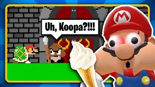 Mario tries to sneak, BUT will it work?!  - BTG Reacts to FUNNY Mario videos!!