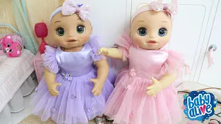 BABY ALIVE GÊMEAS NINA E HANNA VÃO SER DAMAS DE HONRA NO CASAMENTO