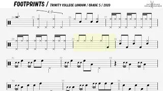 Footprints - Trinity Drums 2020 Grade 5