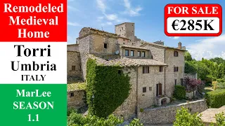 Great value, 285K! Love this property in Torri Umbria Italy. Episode 1.1
