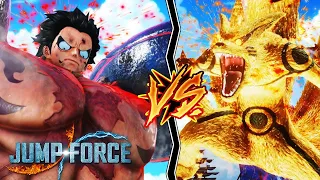 Naruto VS Luffy & Naruto VS One PiecQWe | Jump Force
