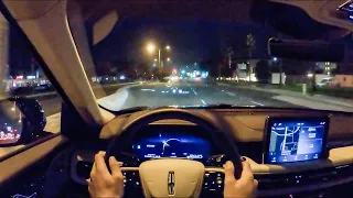 2021 Lincoln Aviator Black Label POV Night Drive (3D Audio)(ASMR)