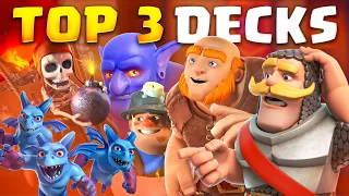 TOP 3 BEST CLASH ROYALE DECKS FOR DECEMBER 2023! 🏆