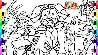 The Amazing Digital Circus Coloring Pages New /COLORING ALL CHARACTERS from digital circus Episode 2