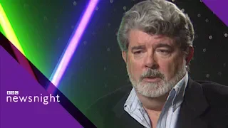 George Lucas on toxic fandom and The Phantom Menace 1999 - BBC Newsnight