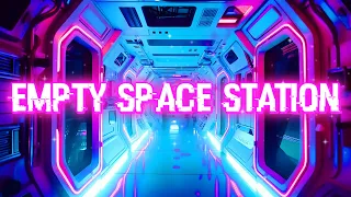 Empty Space Station: Space Synthwave Ambience / Retrowave Mix [ Chill, Relax, Study, Focus, Sleep ]