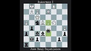 Zukerman I vs Jose Raul Capablanca | Baden-Baden, Germany (1938)
