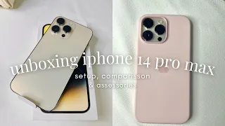 iphone 14 pro max 512gb ( gold ) | unboxing, accessories, setup & comparison