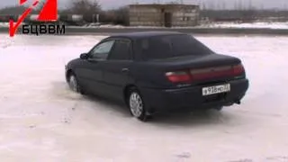 Уроки вождения автомобиля. Автошкола БЦВВМ в Барнауле. Видео зимнее экстремальное, контраварийное