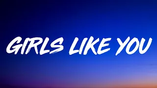 Maroon 5 - Girls Like You (Lyrics) ft. Cardi B