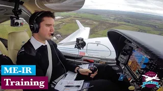 DA42 ME-IR Training | Coventry To Gloucester IFR | Flight Vlog