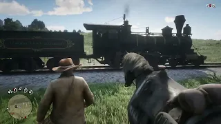 Tried to Rob a train alone  in the Red Dead Redemption 2  || How things can go wrong part 3