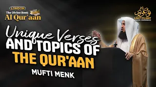Unique Verses & Topics of the Qur'aan | Mufti Menk | The Divine Book - Al Qur'aan (London)