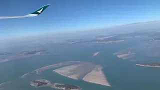 Cathay Pacific A350-900 taking off from Seoul Incheon Airport (ICN)