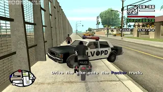 Chain Game Wear A Mask - GTA San Andreas - Cop Wheels - Heist mission 4